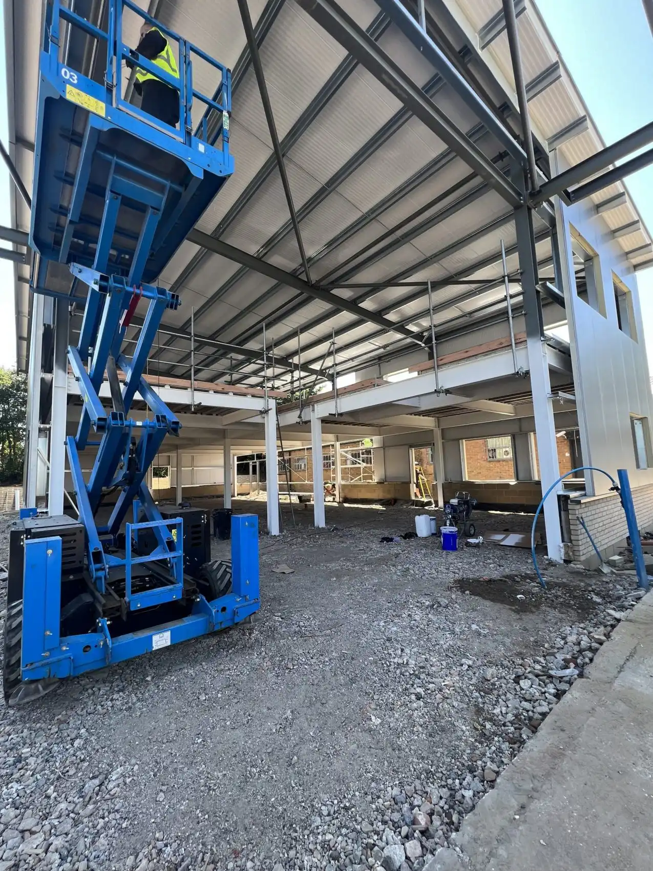 building process photo